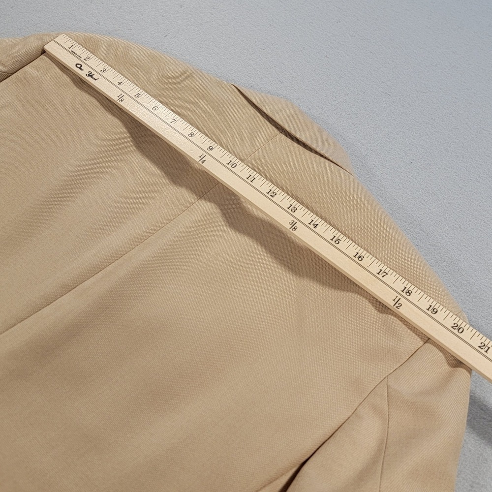 Jos A Bank Sport Coat Signature Collection Silk Camel Hair Blazer Tan Men's‎ 43R - Picture 8 of 10